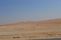 Landscape in the Rub al-Chali near the border of Oman in the United Arab Emirates