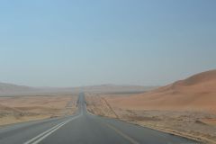 Landscape in the Rub al-Chali near the border of Oman in the United Arab Emirates