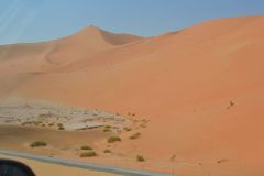 Landscape in the Rub al-Chali near the border of Oman in the United Arab Emirates