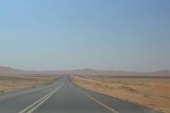 Landscape in the Rub al-Chali near the border of Oman in the United Arab Emirates