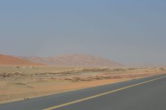 Landscape in the Rub al-Chali near the border of Saudi Arabia in the United Arab Emirates