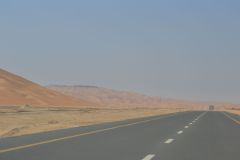 Landscape in the Rub al-Chali near the border of Saudi Arabia in the United Arab Emirates