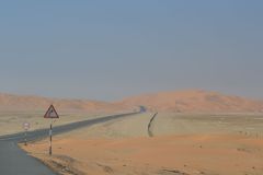 Landscape in the Rub al-Chali near the border of Saudi Arabia in the United Arab Emirates
