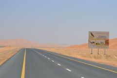 Landscape in the Rub al-Chali near the border of Saudi Arabia in the United Arab Emirates