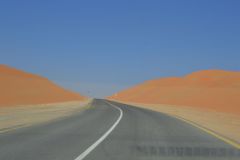 Landscape in the Rub al-Chali near the border of Saudi Arabia in the United Arab Emirates