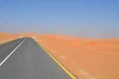 Landscape in the Rub al-Chali near the border of Saudi Arabia in the United Arab Emirates