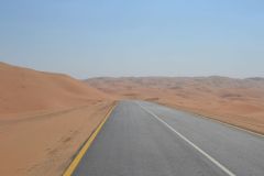 Landscape in the Rub al-Chali near the border of Saudi Arabia in the United Arab Emirates