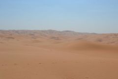 Landscape in the Rub al-Chali near the border of Saudi Arabia in the United Arab Emirates