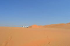 Landscape in the Rub al-Chali near the border of Saudi Arabia in the United Arab Emirates