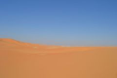Landscape in the Rub al-Chali near the border of Saudi Arabia in the United Arab Emirates