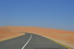 Landscape in the Rub al-Chali near the border of Saudi Arabia in the United Arab Emirates