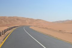 Landscape in the Rub al-Chali near the border of Saudi Arabia in the United Arab Emirates