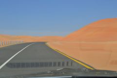 Landscape in the Rub al-Chali near the border of Saudi Arabia in the United Arab Emirates