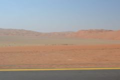 Landscape in the Rub al-Chali near the border of Saudi Arabia in the United Arab Emirates
