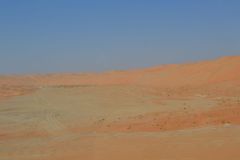 Landscape in the Rub al-Chali near the border of Saudi Arabia in the United Arab Emirates