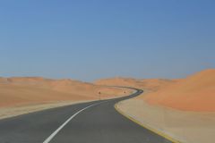 Landscape in the Rub al-Chali near the border of Saudi Arabia in the United Arab Emirates