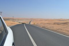 Landscape in the Rub al-Chali at the Oasis Liwa in the United Arab Emirates