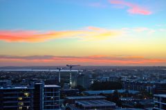 Sunses over the Blue Mountains in Sydney, Australia
