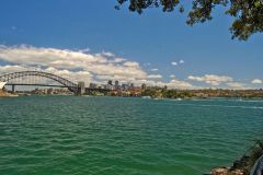 North Sydney taken from the Botanical Garden in Sydney, Australia