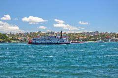 A boat on Sydney Cove, Sydney, Australia