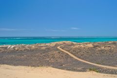 Quad driving at the coast of Coral Bay, Western Australia