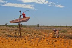 Strange but nice art near Giralia Bay, Western Australia