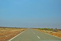 Landscape in the Outback between Coral Bay and Tom Price in Western Australia