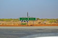 Landscape in the Outback between Coral Bay and Tom Price in Western Australia