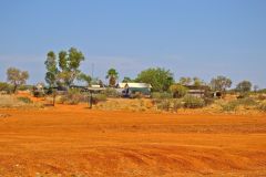 Landscape in the Outback between Coral Bay and Tom Price in Western Australia
