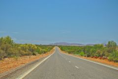 Landscape in the Outback between Coral Bay and Tom Price in Western Australia