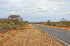 Landscape in the Outback between Coral Bay and Tom Price in Western Australia