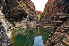 Kermit Pool at the Hancock Gorge in the Karijini National Park, Western Australia