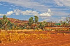 Outback landscape between Karajini National Park and Newman, Western Australia