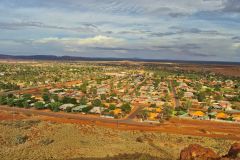 The city of Newman in the Outback in Western Australia