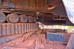 Old mining equipment in Newman, Western Australia