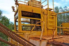Old mining equipment in Newman, Western Australia