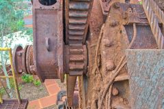 Old mining equipment in Newman, Western Australia
