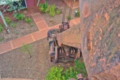 Old mining equipment in Newman, Western Australia