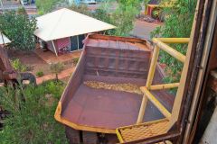 Old mining equipment in Newman, Western Australia