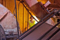 Old mining equipment in Newman, Western Australia