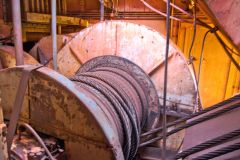 Old mining equipment in Newman, Western Australia