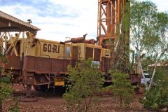 Old mining equipment in Newman, Western Australia