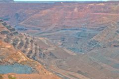 At BHP Billiton Mount Whaleback iron ore mine in Newman, Western Australia