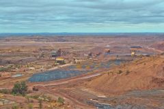 At BHP Billiton Mount Whaleback iron ore mine in Newman, Western Australia