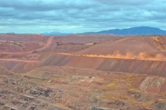 At BHP Billiton Mount Whaleback iron ore mine in Newman, Western Australia