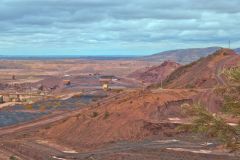At BHP Billiton Mount Whaleback iron ore mine in Newman, Western Australia