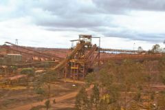 At BHP Billiton Mount Whaleback iron ore mine in Newman, Western Australia