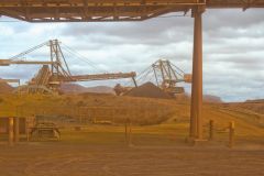 At BHP Billiton Mount Whaleback iron ore mine in Newman, Western Australia