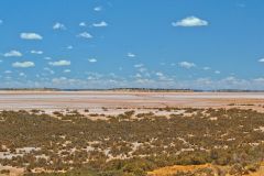 View of Lake Ballard and Inside Australia art in Western Australia