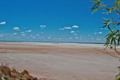 View of Lake Ballard and Inside Australia art in Western Australia